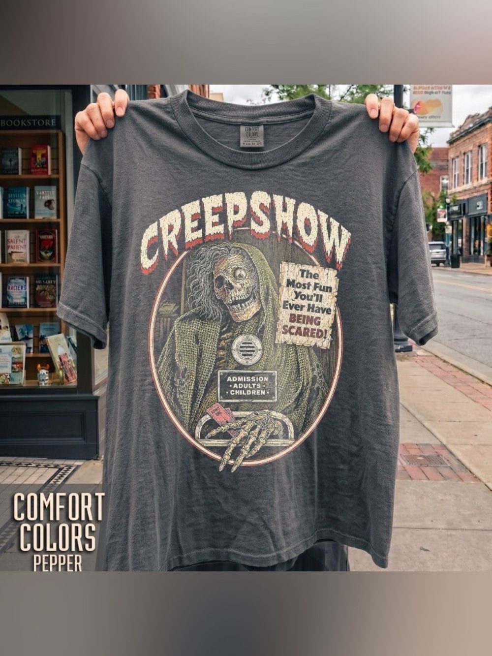 Vintage Creepshow Movie T-Shirt, Comfort Colors Retro Horror Film Graphic Tee